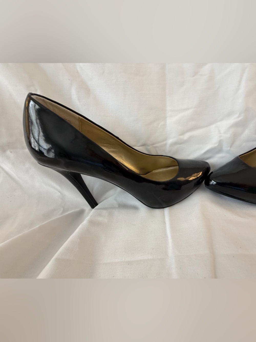 Christian Siriano Black Patent Pointed-Toe Stiletto Pumps